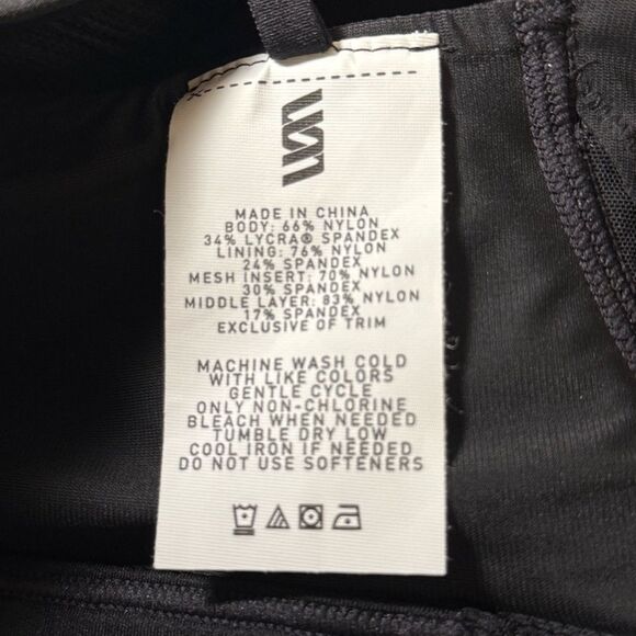 Silvadur second skin Black Sports Bra size small NWT - Picture 5 of 10